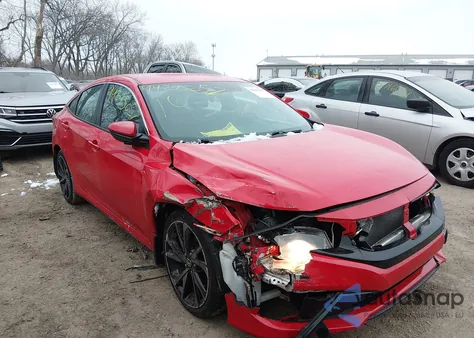 2020 Honda Civic Sport from USA, damaged, VIN 2HGFC2F83LH506515